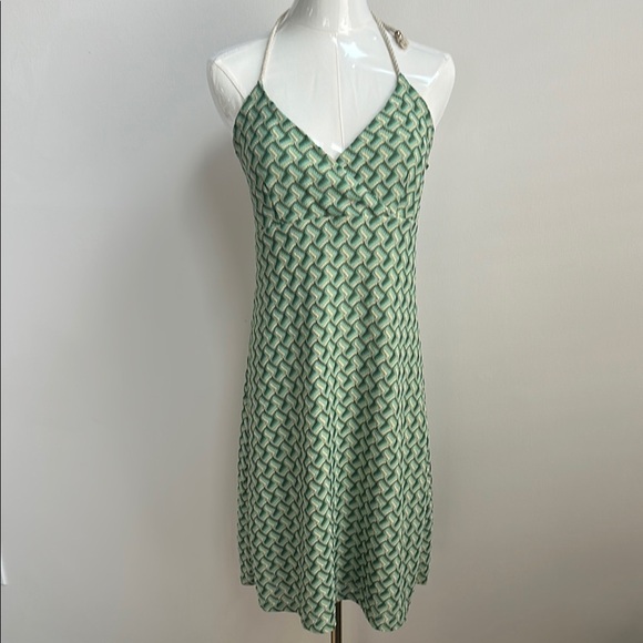 Ann Taylor Women’s Knit Sleeveless Halter Mini Y2K Style Beach Casual Dress 6P - Picture 1 of 12